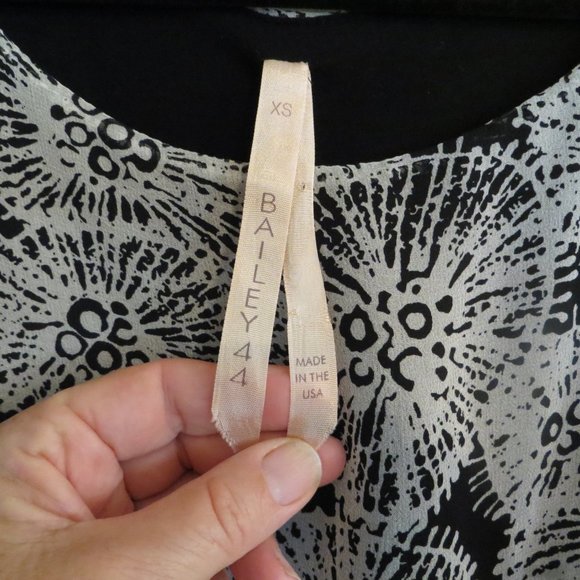 Anthropologie Bailey 44 Donburi Silk Jersey Dress Size XS - Picture 8 of 12